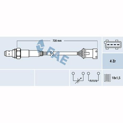 OEX Oxygen Sensor OES Europe OOS5075