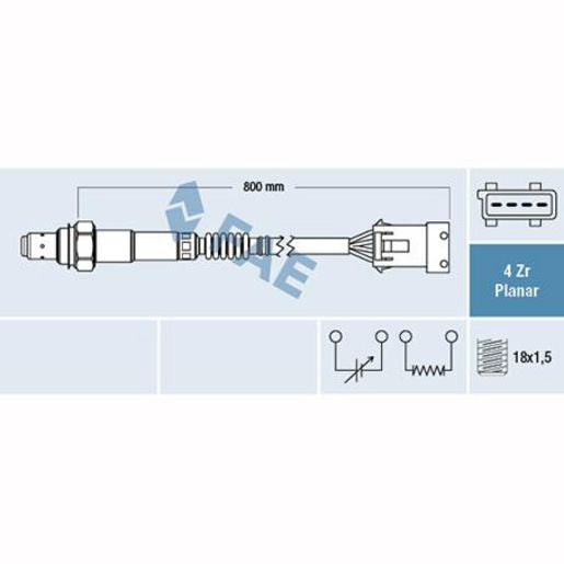 OEX Oxygen Sensor OES Europe OOS5338