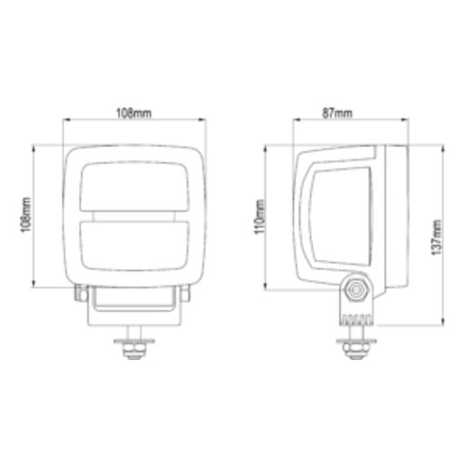 Nordic Scorpius N4402 Glass Wideflood 984-1139B