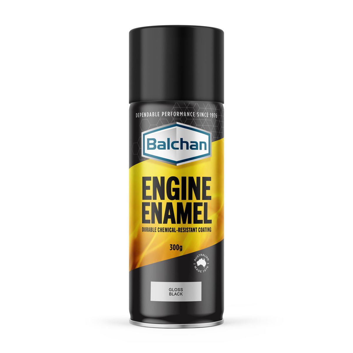 Balchan Engine Enamel Gloss Black 300G BAL102016