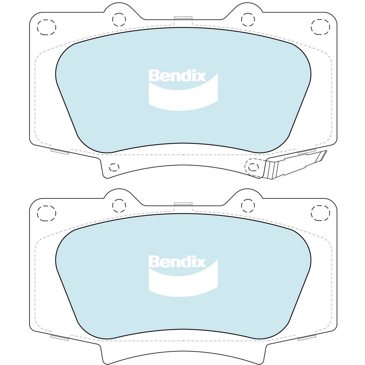 Bendix Ultimate 4WD Brake Pad Set Front DB2380 ULT4WD