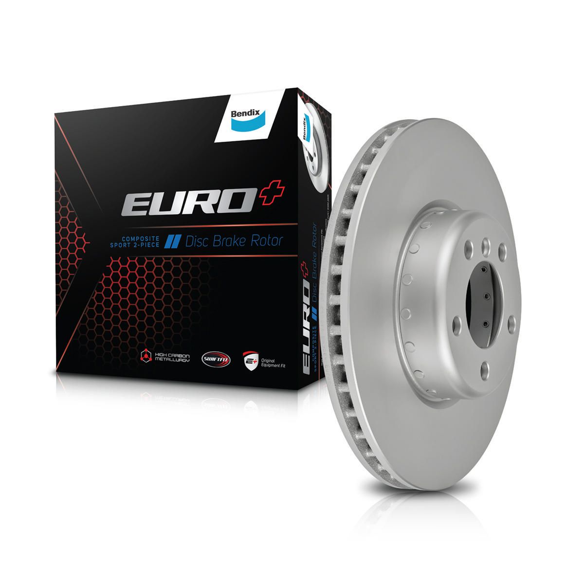 Bendix EURO+ Brake Rotor Pair Front BR9664 EURO+