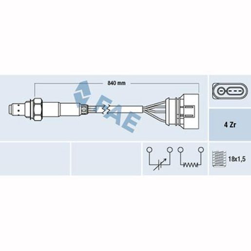 OEX Oxygen Sensor OES Europe OOS5375