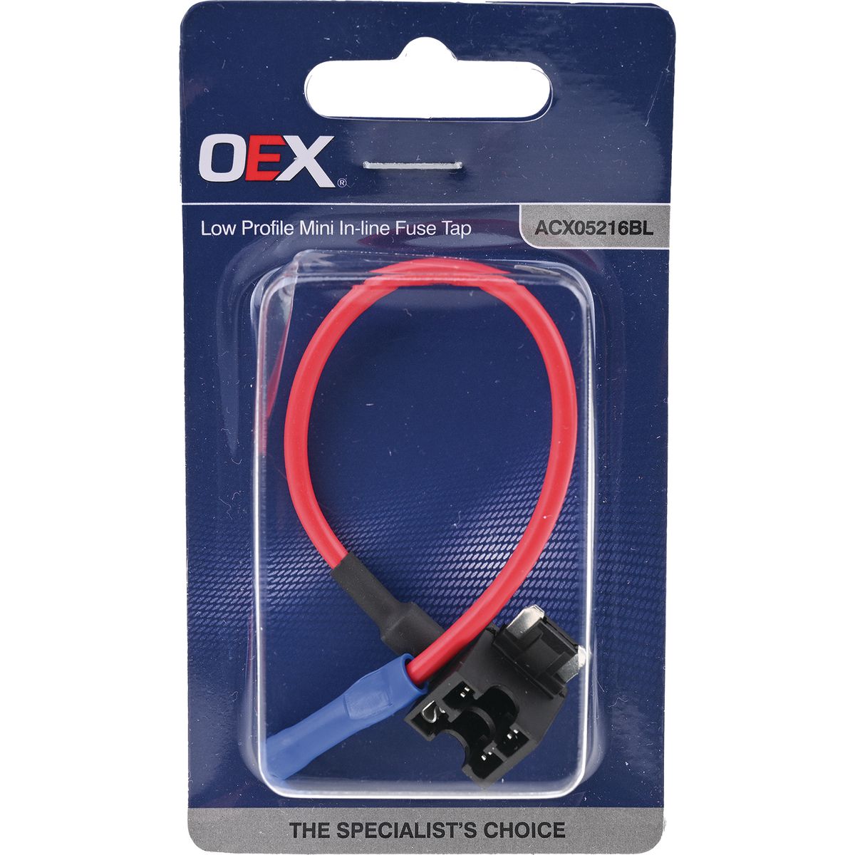 OEX Low Profile Mini Fuse Tap, 10A - Single Blister ACX05216BL