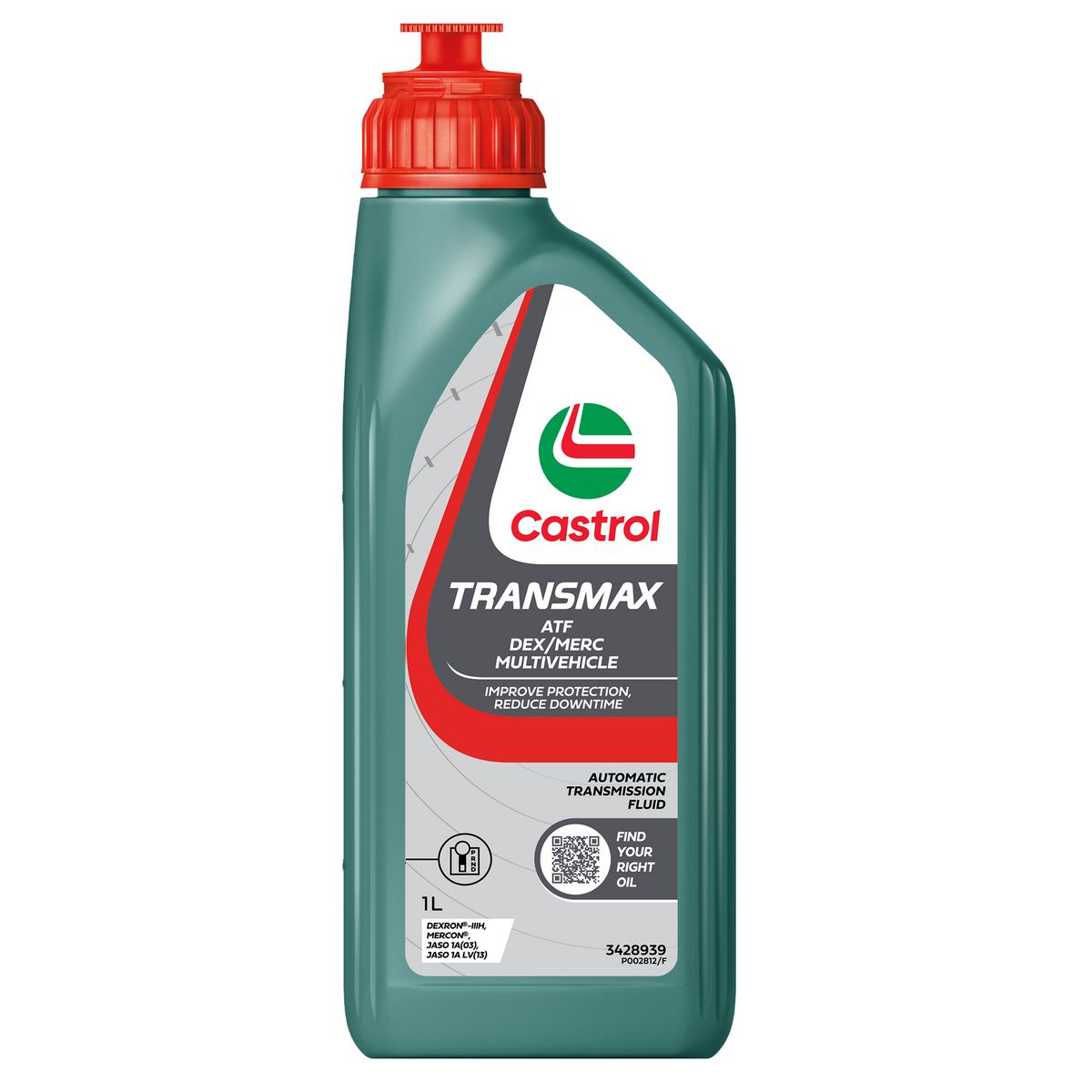 Castrol TRANSMAX ATF Dex/Merc MultiVehicle Auto Trans Fluid 1L 3428939