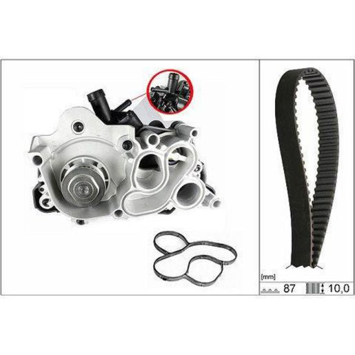 INA Water Pump & Timing Belt Kit 530 0742 30
