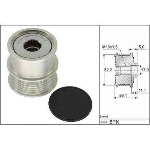 INA Freewheel Clutch Altenator 535 0363 10