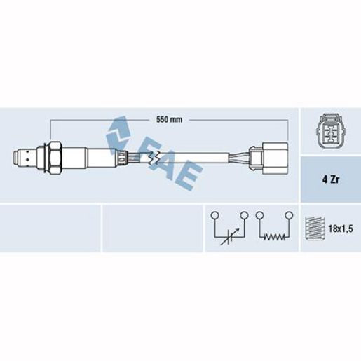 OEX Oxygen Sensor OES Europe OOS5361