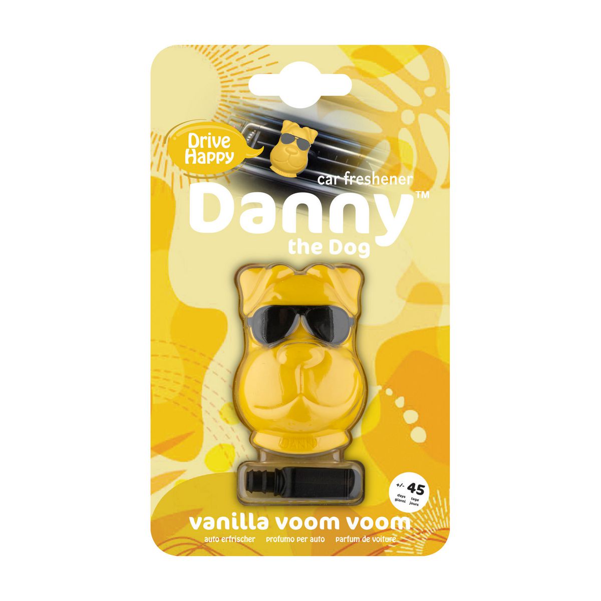 Danny the Dog Vent Car Fragrance Vanilla Voom Voom 52 DDSB0004