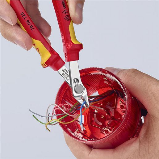 Knipex 1000V Electronic Super Knips Pliers 125mm 7806125