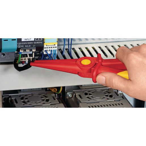KNIPEX 1000V Plastic Snipe Nose Pliers 220Mm 986202