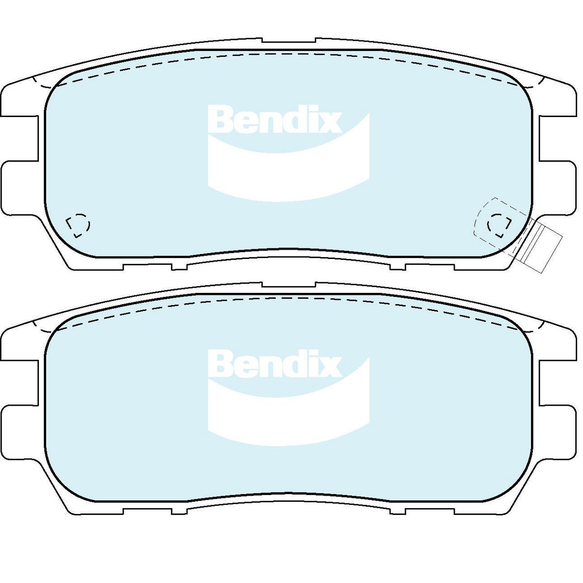 Bendix Ultimate 4WD Brake Pad Set Rear DB1231 ULT4WD