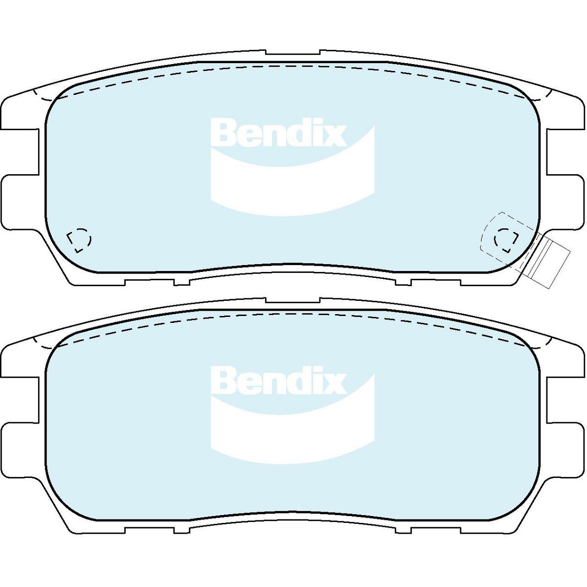 Bendix Ultimate 4WD Brake Pad Set Rear DB1231 ULT4WD
