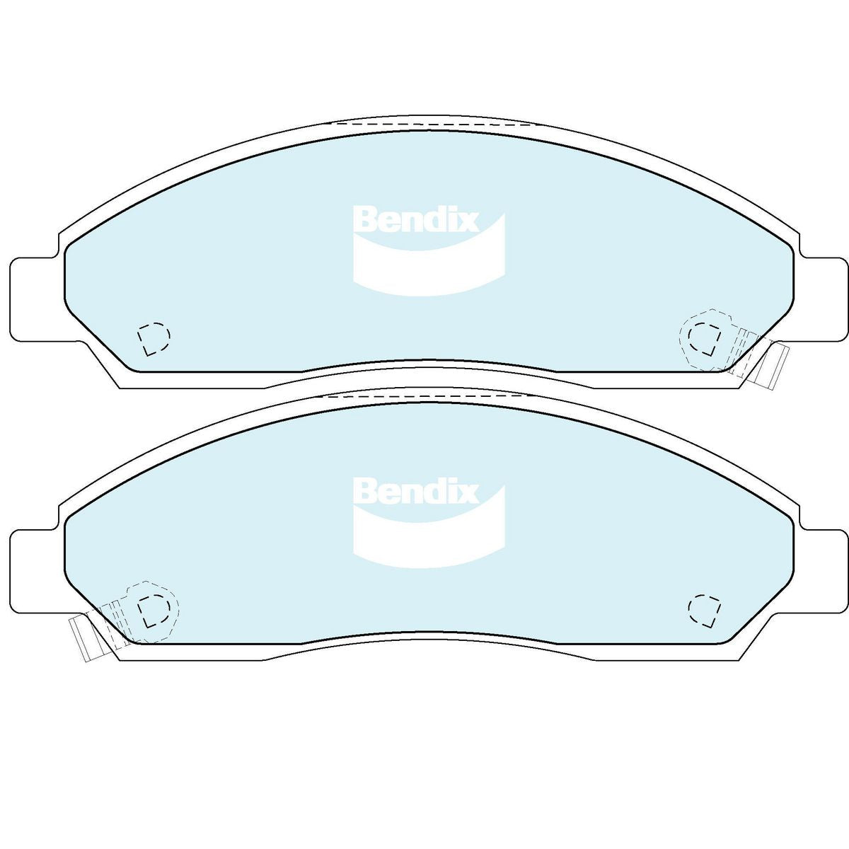 Bendix Ultimate 4WD Brake Pad Set Front DB1468 ULT4WD