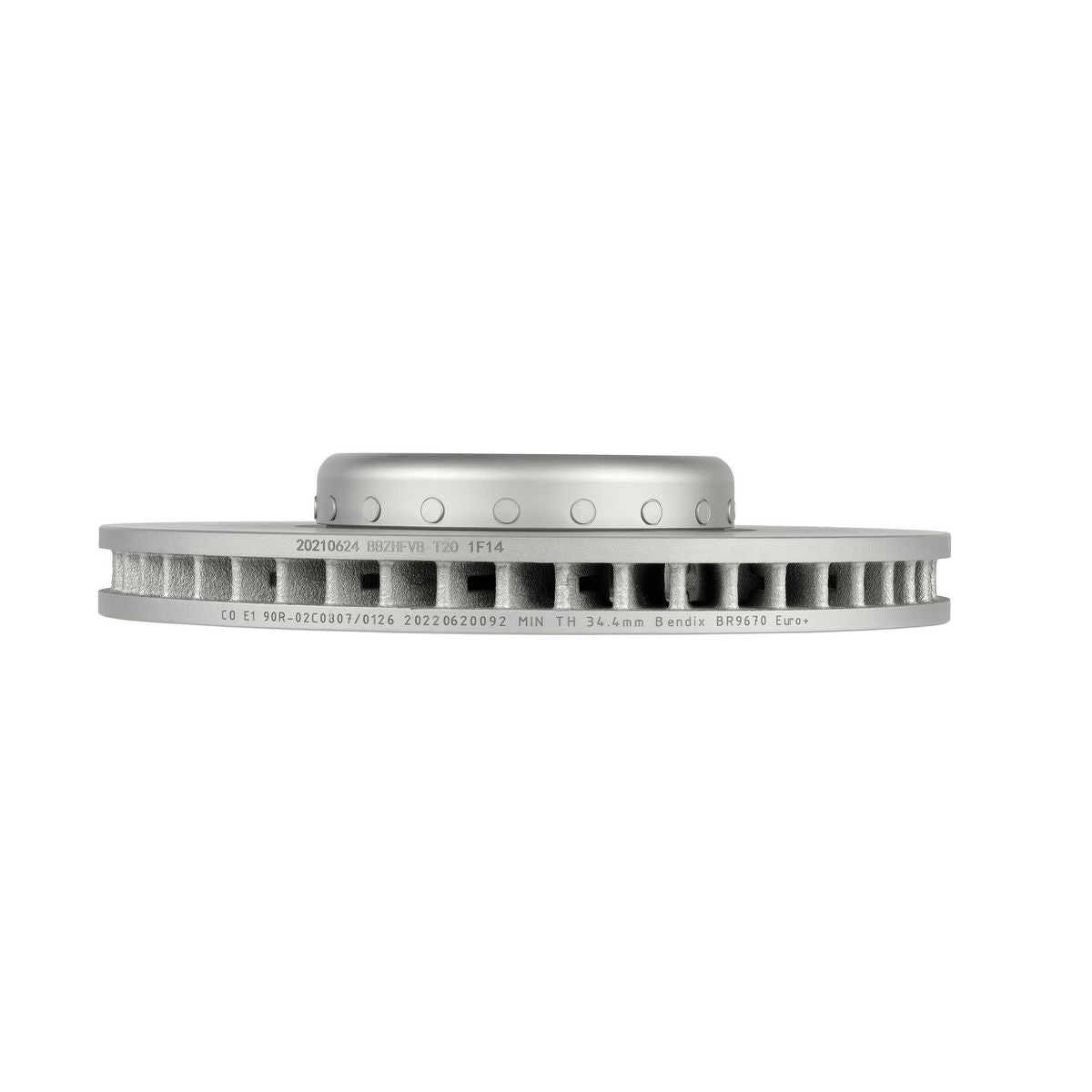 Bendix EURO+ Brake Rotor Single 348mm Front Left-Hand BR9670 EURO+