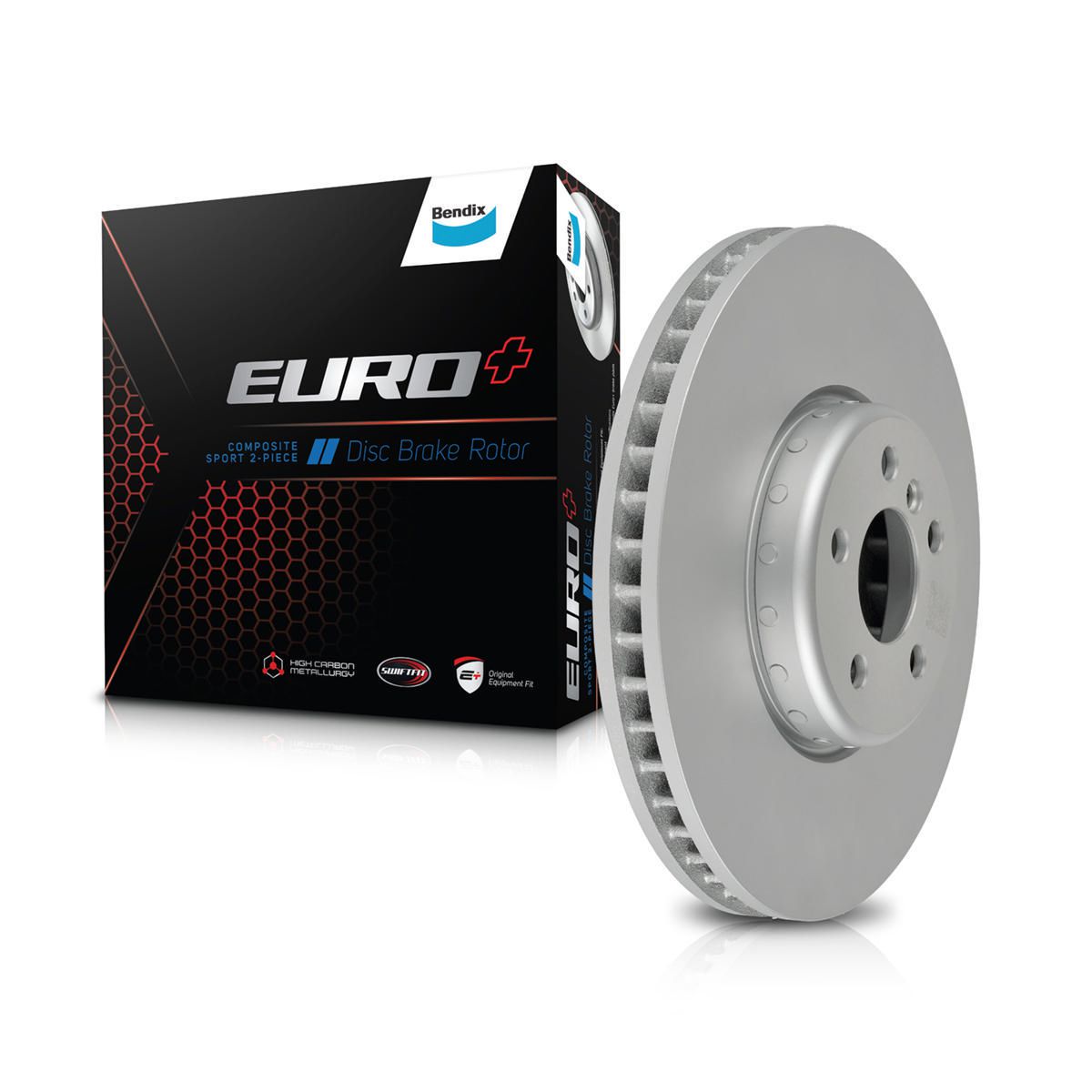 Bendix EURO+ Brake Rotor Single 348mm Front Left-Hand BR9682 EURO+