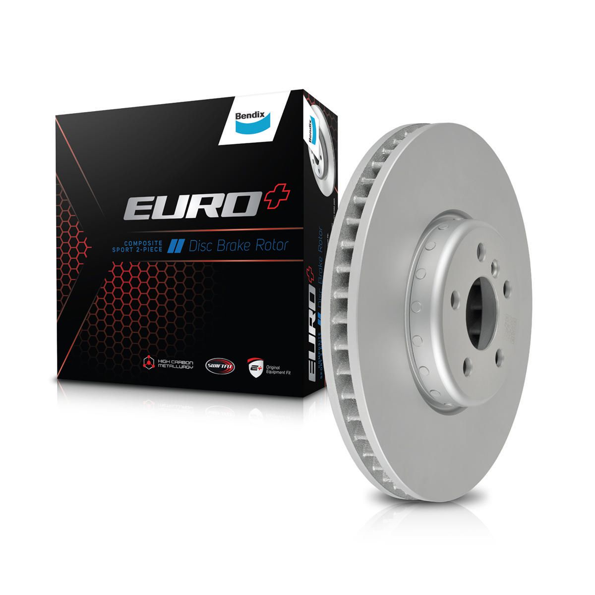 Bendix EURO+ Brake Rotor Single 348mm Front Right-Hand BR9683 EURO+