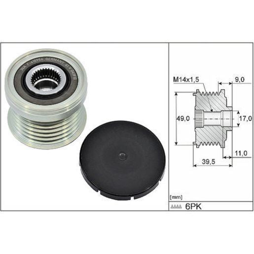 INA Freewheel Clutch, Alternator 535 0361 10