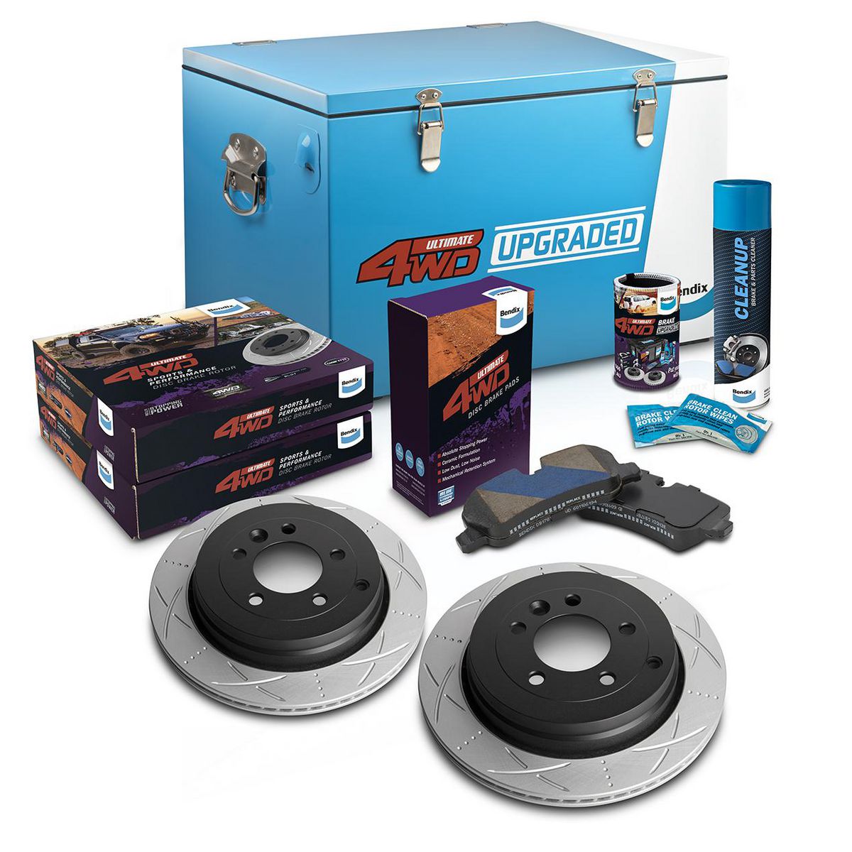 Bendix Ultimate 4x4 Brake Upgrade Kit U4WD-BUK115