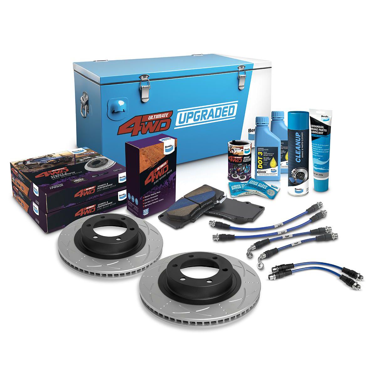 Bendix Ultimate 4x4 Brake Upgrade Kit U4WD-BUK71