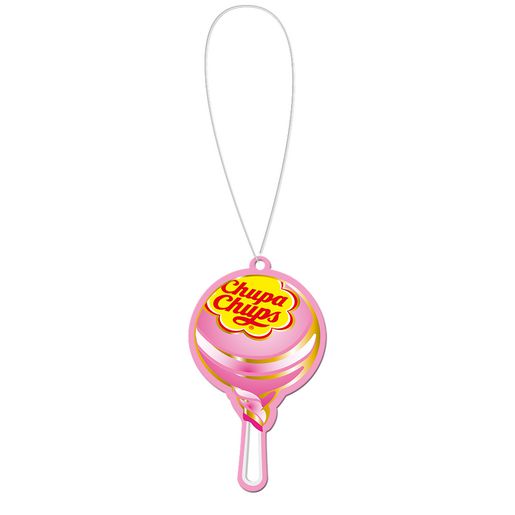 Chupa Chups Carded Lollipop Strawberry And Cream Air Freshener 3402622