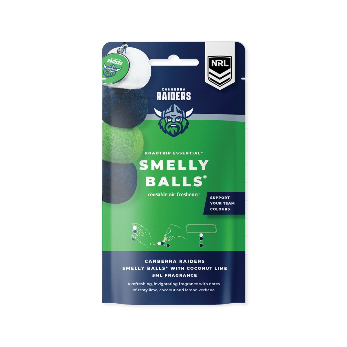 Smellyballs Canberra Raiders Set NRL445AJ