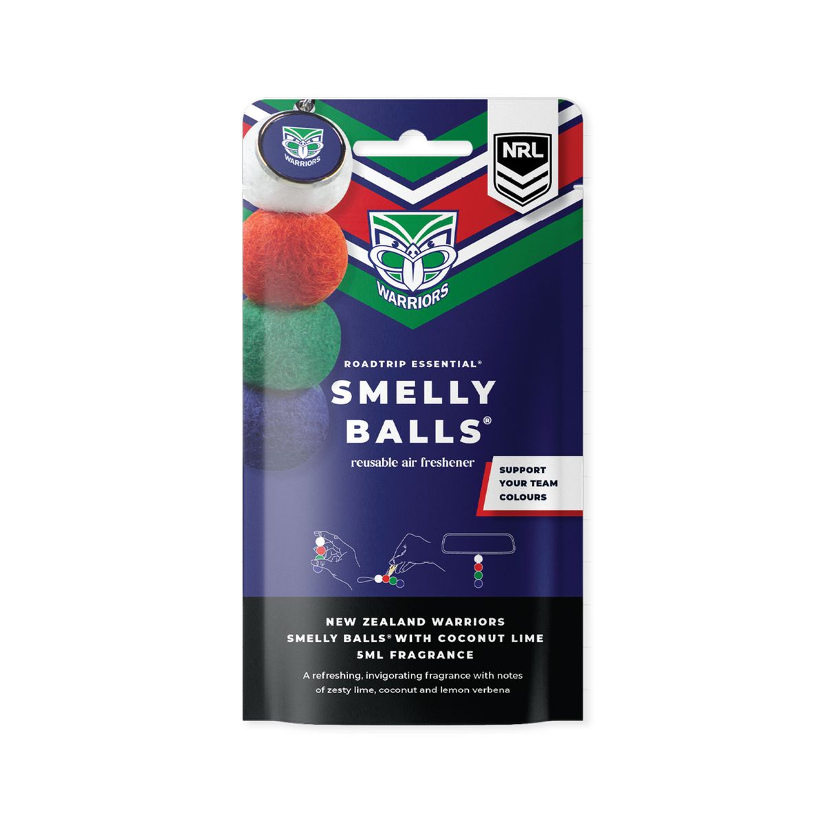 Smellyballs New Zealand Warriors Set NRL445AO