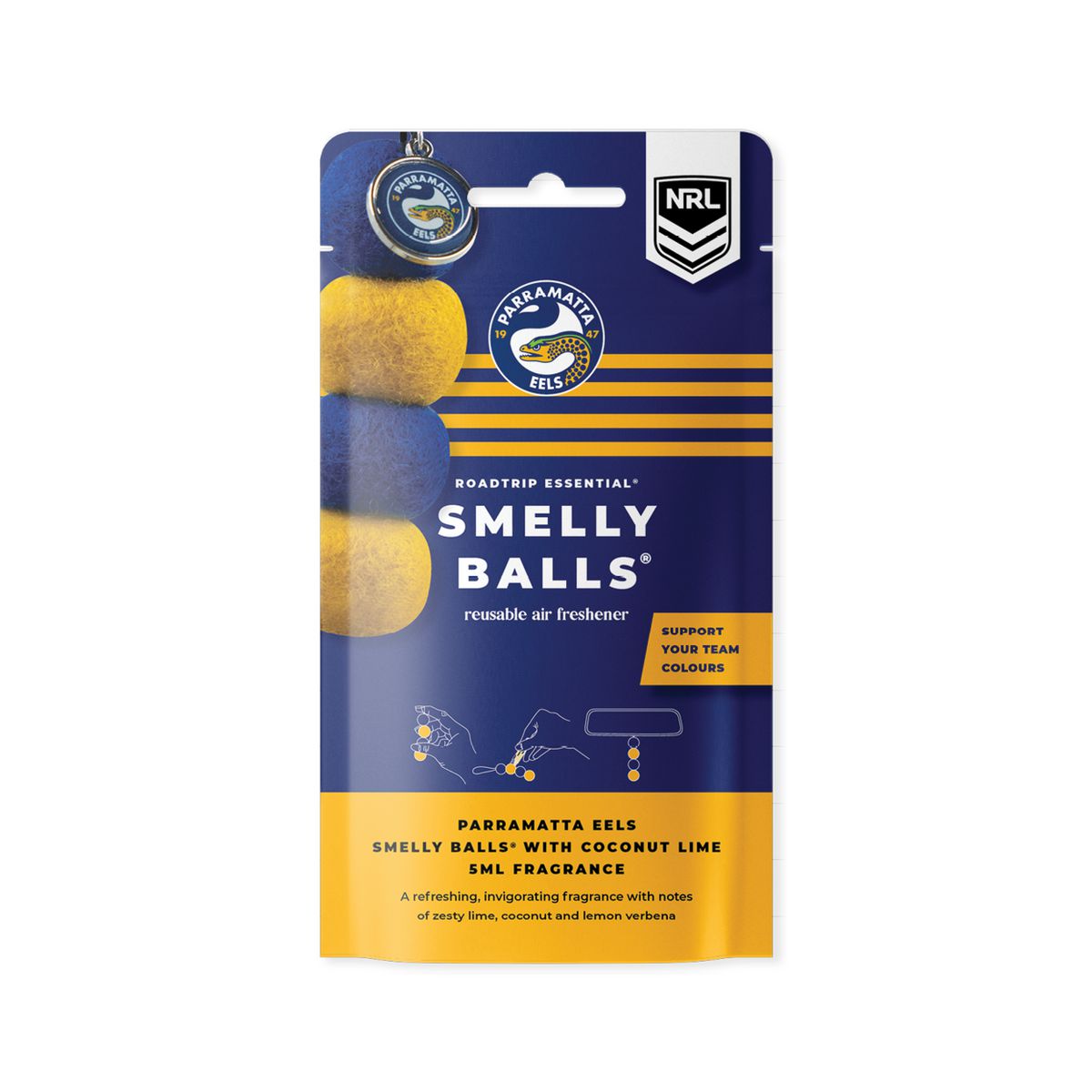 Smellyballs Paramatta Eels Set NRL445AF