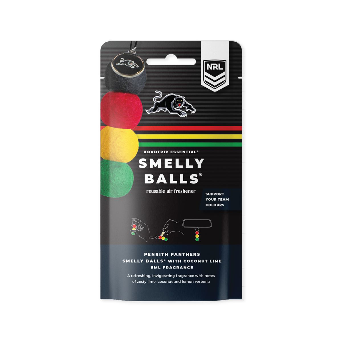 Smellyballs Penrith Panthers Set NRL445AH
