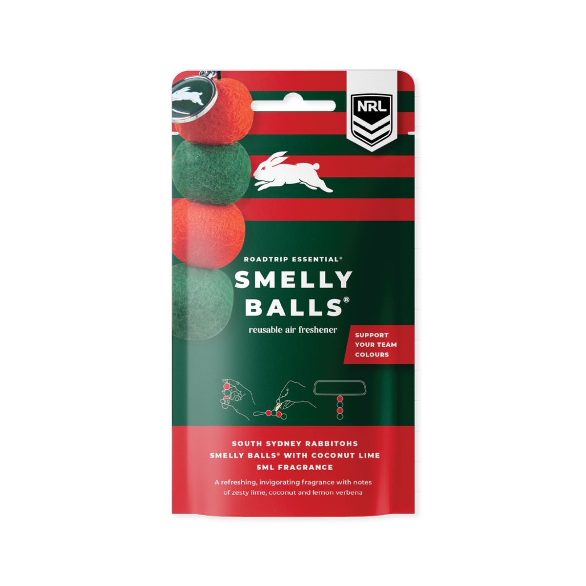 Smellyballs South Syndey Rabbitohs Set NRL445AI