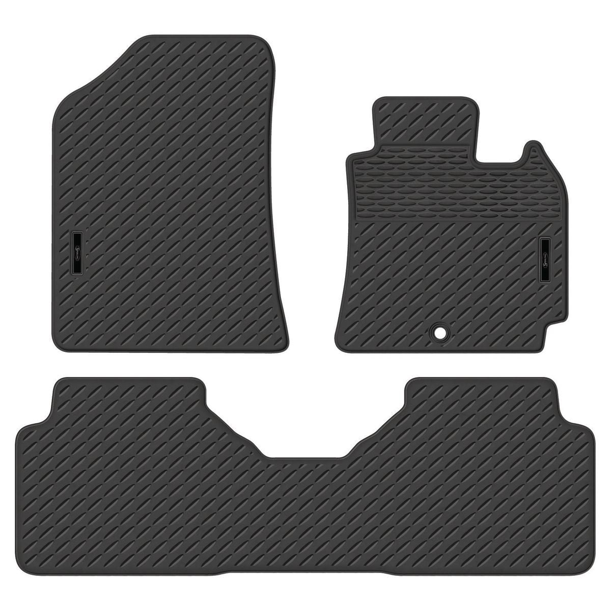 Sperling Precision Fit Front & Rear Floor Mat Set Black MRBKI002-BLK2RW