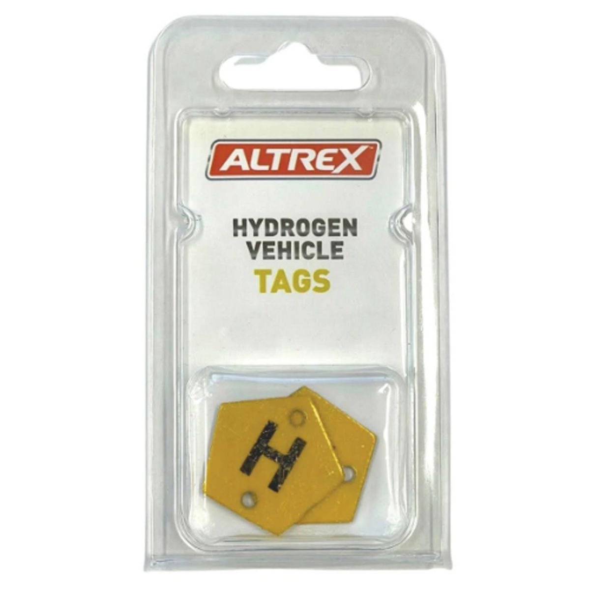 Altrex Hydrogen Vehicle Tags Pair HV2MS