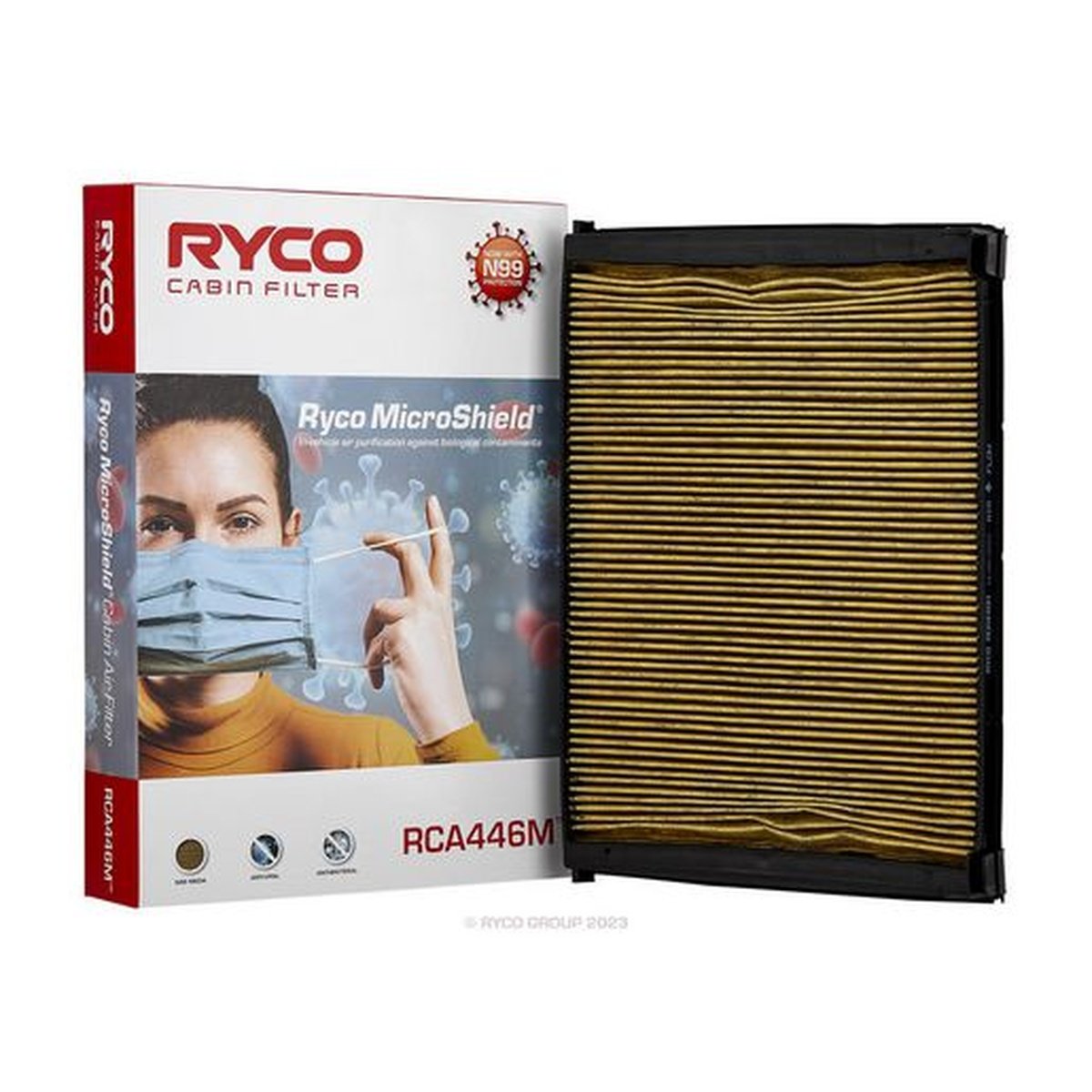 Ryco Microshield N99 Cabin Filter RCA446M