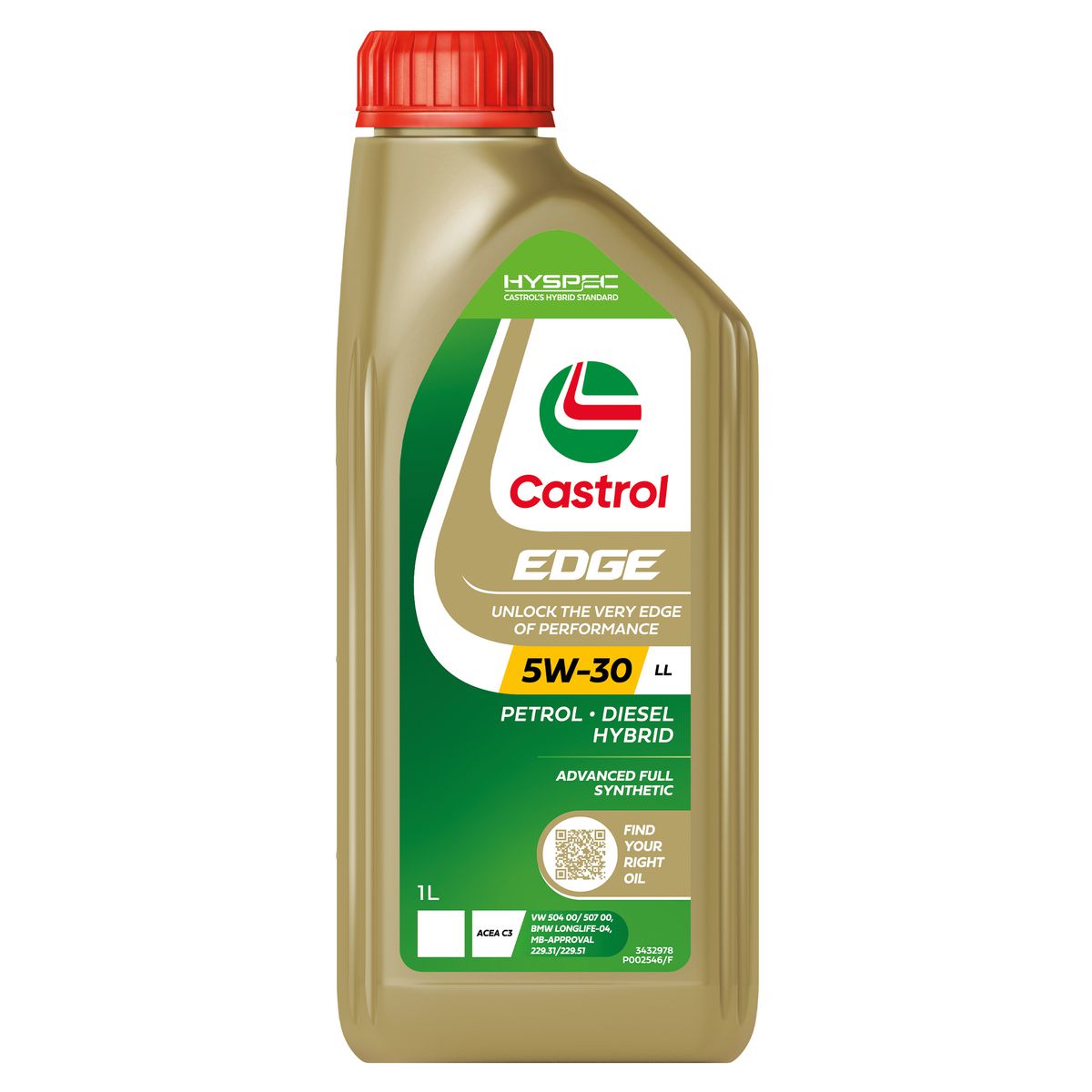 Castrol EDGE 5W-30 LL Engine Oil 1L 3432978