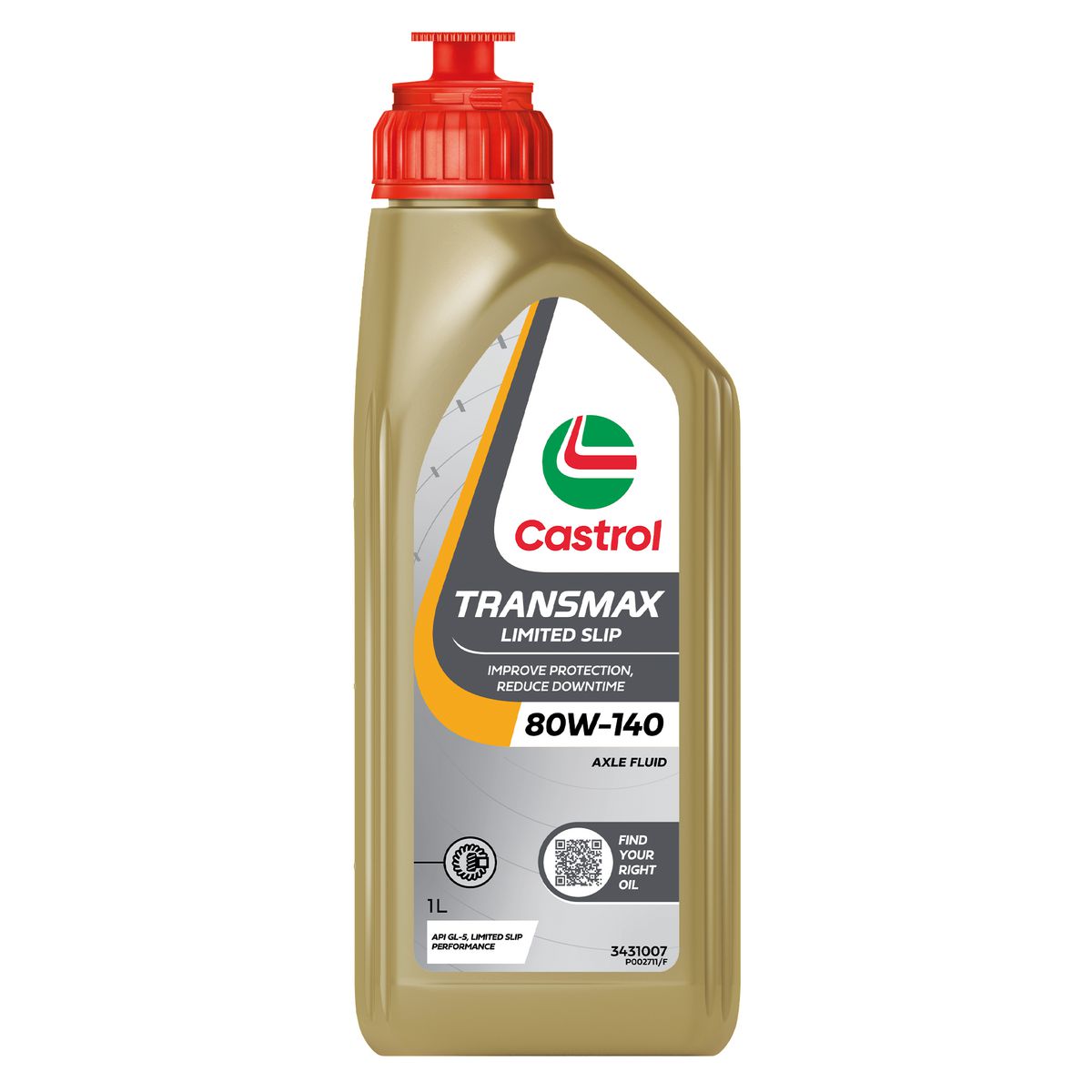 Castrol TRANSMAX Limited Slip 80W-140 Gear Oil 1L 3431007