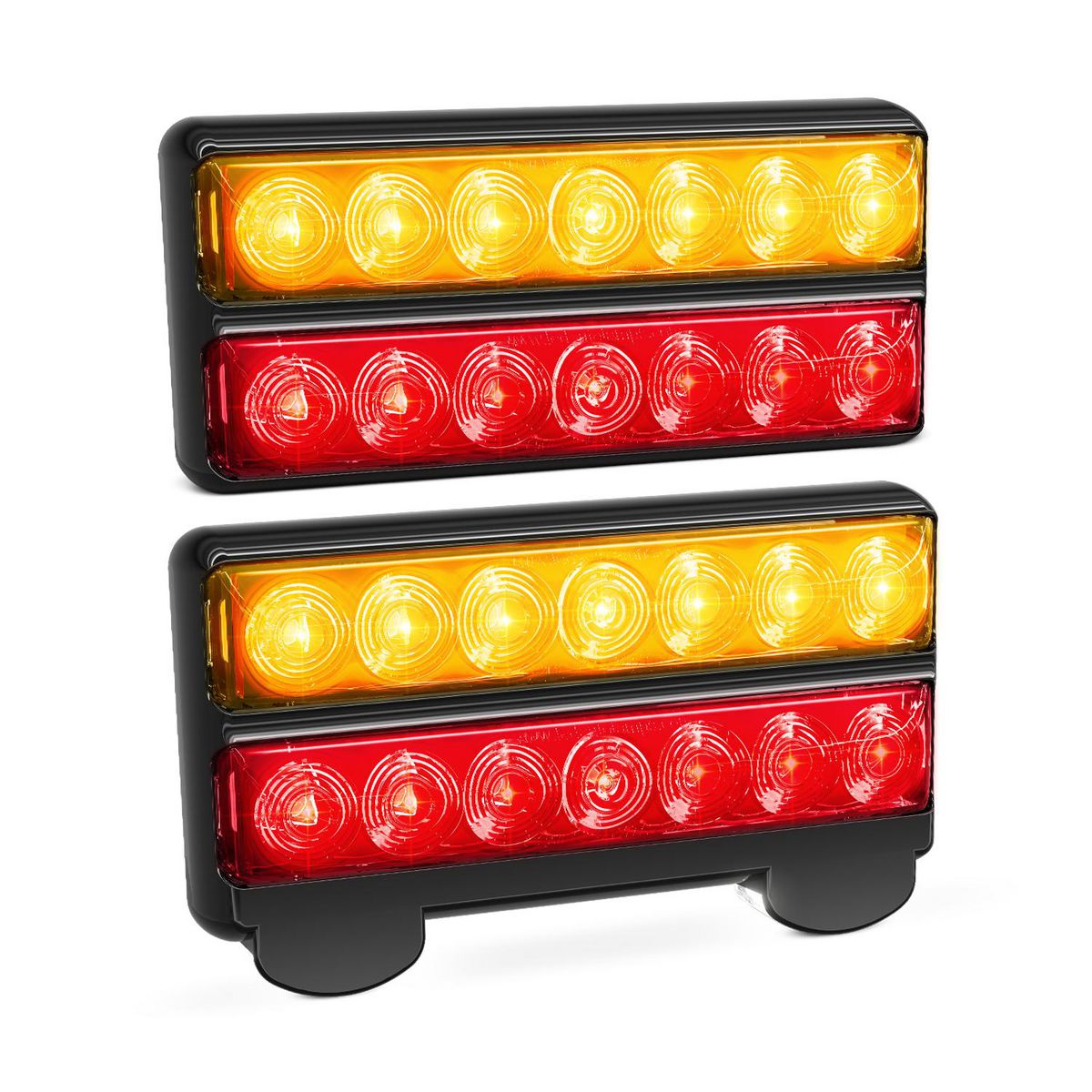 LED Autolamps Boat Trailer Lamps, Stop/Tail/Indicator/Licence, 12V Twin Pack 207BBARLP2
