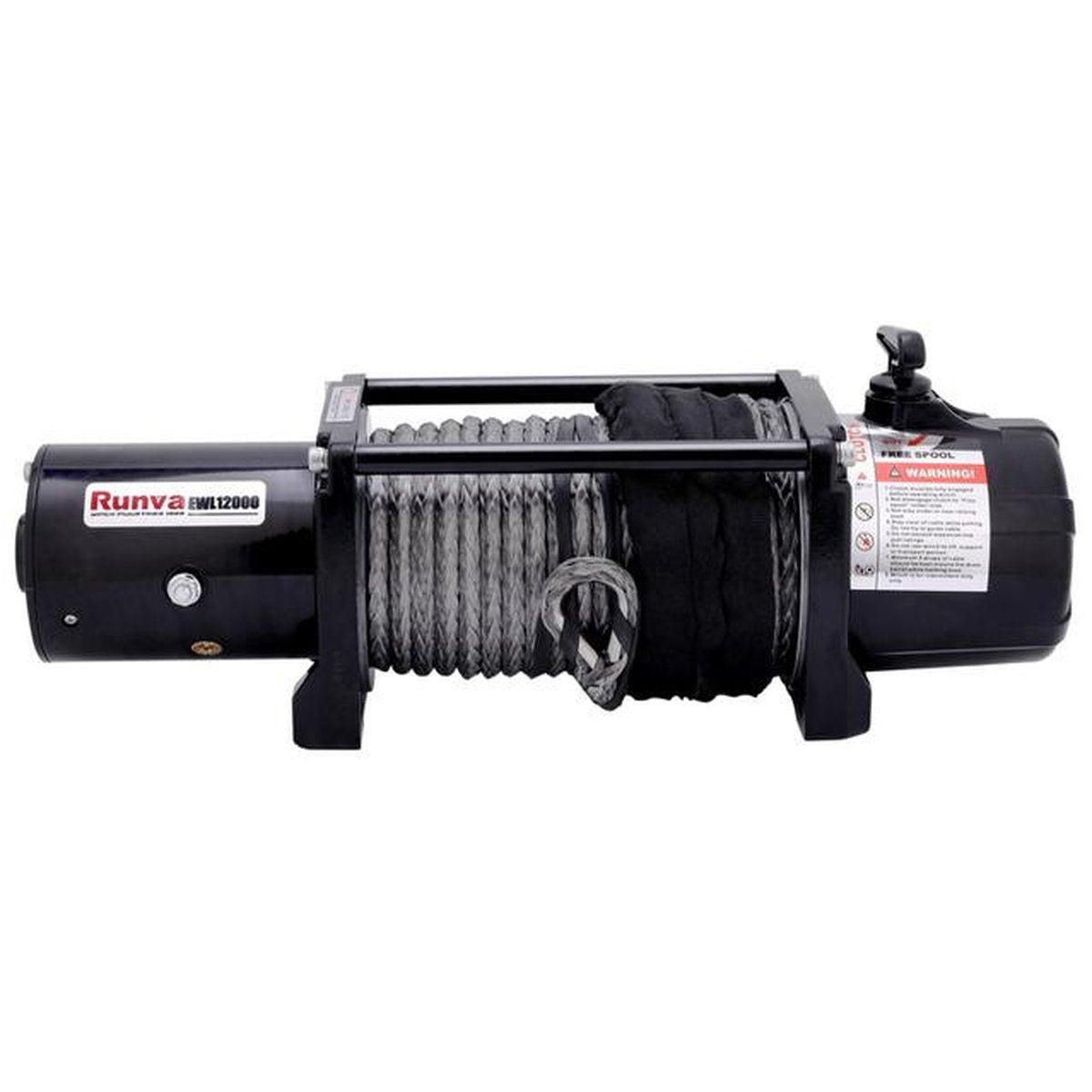 Runva EWL12000 4X4 Winch 12V 12000lb W/Synthetic Rope EWL1200012VD