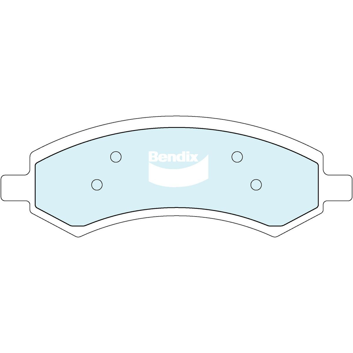 Bendix 4x4 Brake Pad Set Front DB2148 -4WD