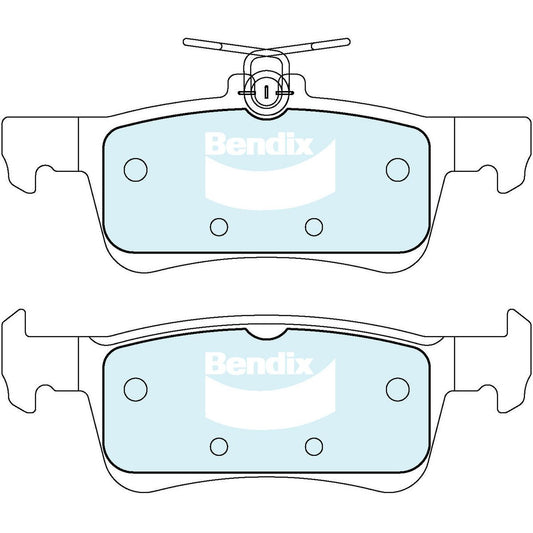 Bendix General CT Brake Pad Set Rear DB2692 GCT