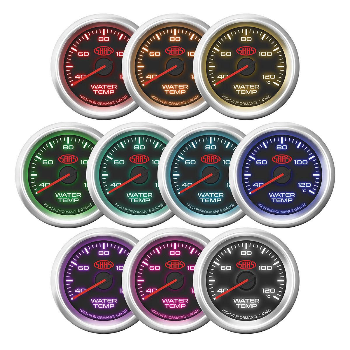 SAAS Water Temp Gauge 40-120 52Mm SG32220