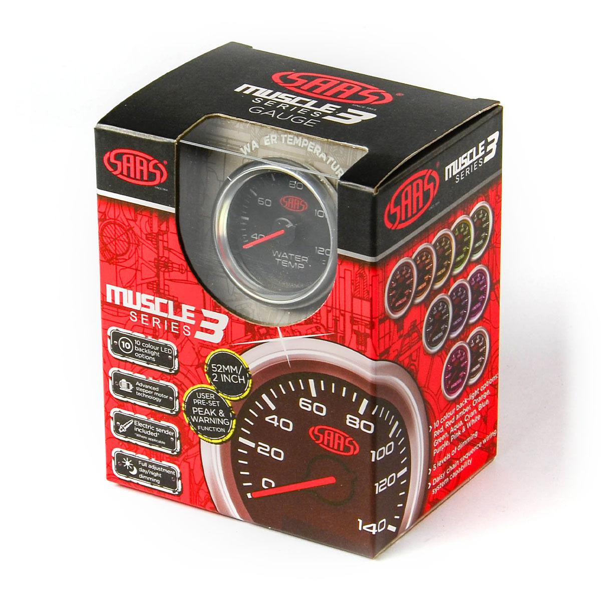 SAAS Water Temp Gauge 40-120 52Mm SG32220