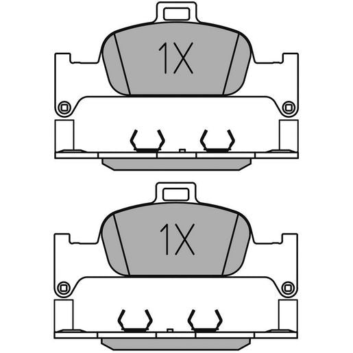 MEYLE Brake Pad Set 025 224 0216/PD