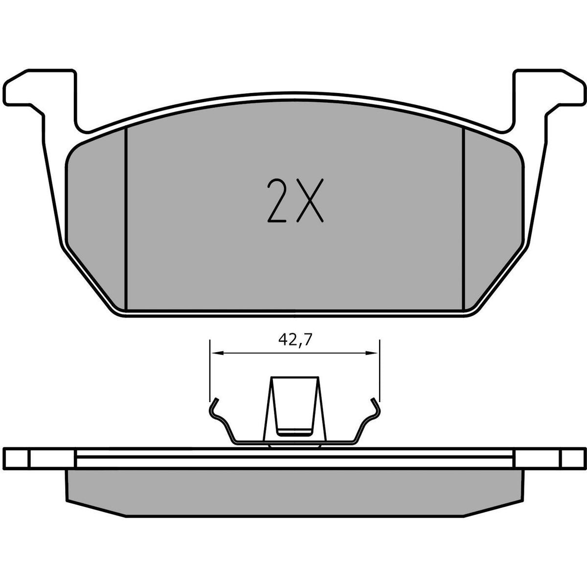 MEYLE Brake Pad Set 025 226 3117