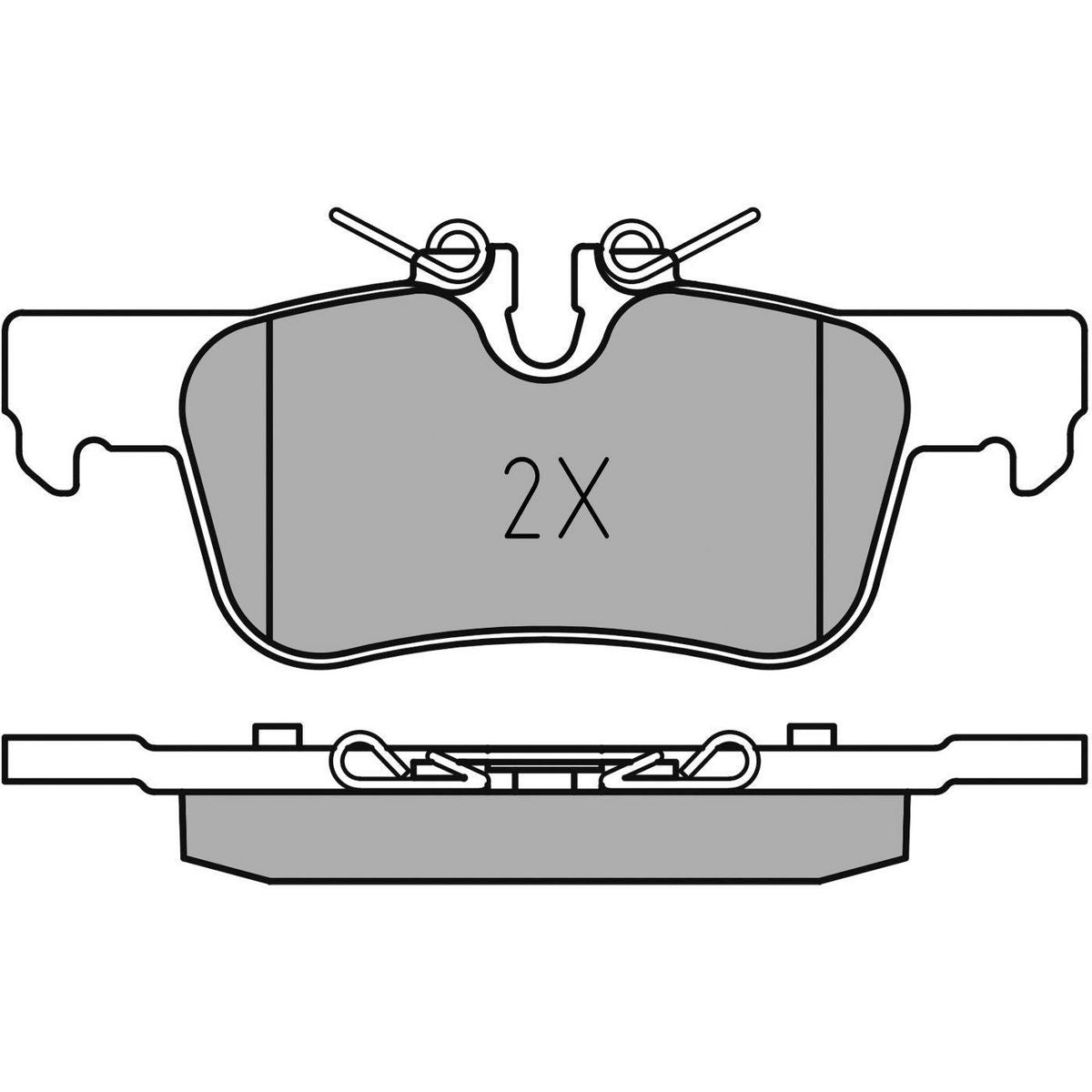 MEYLE Brake Pad Set 025 253 3116