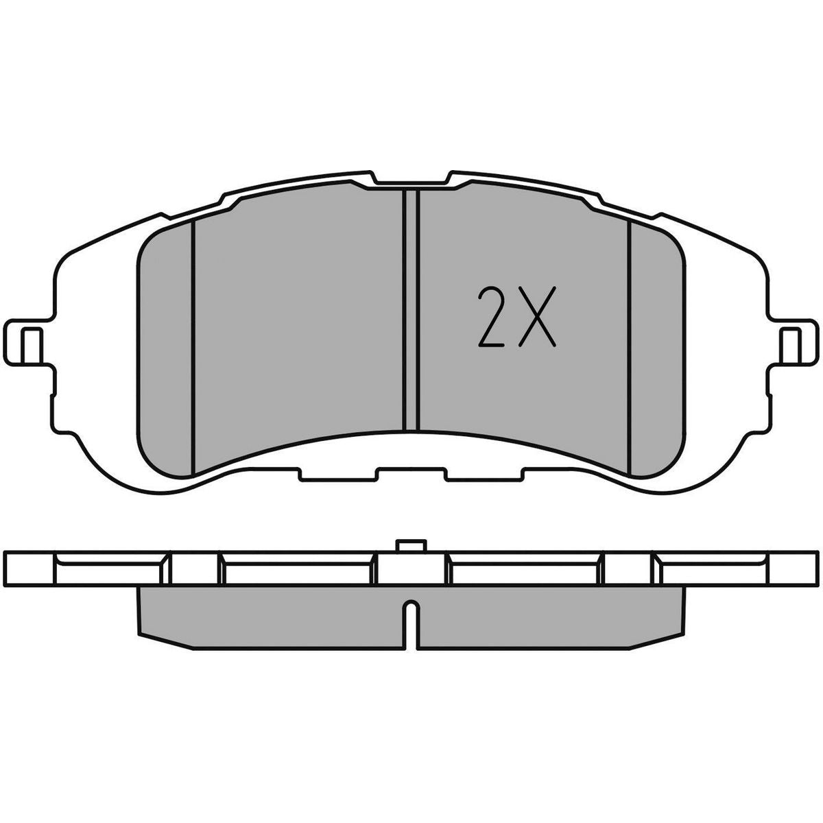 MEYLE Brake Pad Set 025 258 9518
