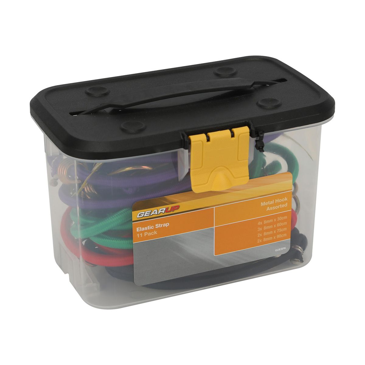 Gear Up Assorted Elastic Strap Set 11Pk GUESPK