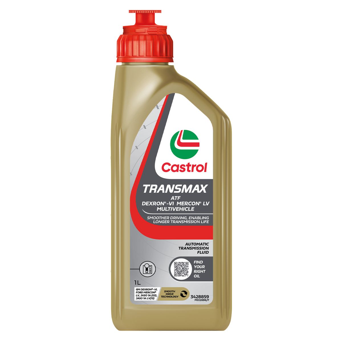 Castrol TRANSMAX ATF DEXRON-VI Mercon LV MultiVehicle Trans Fluid 1L 3428859