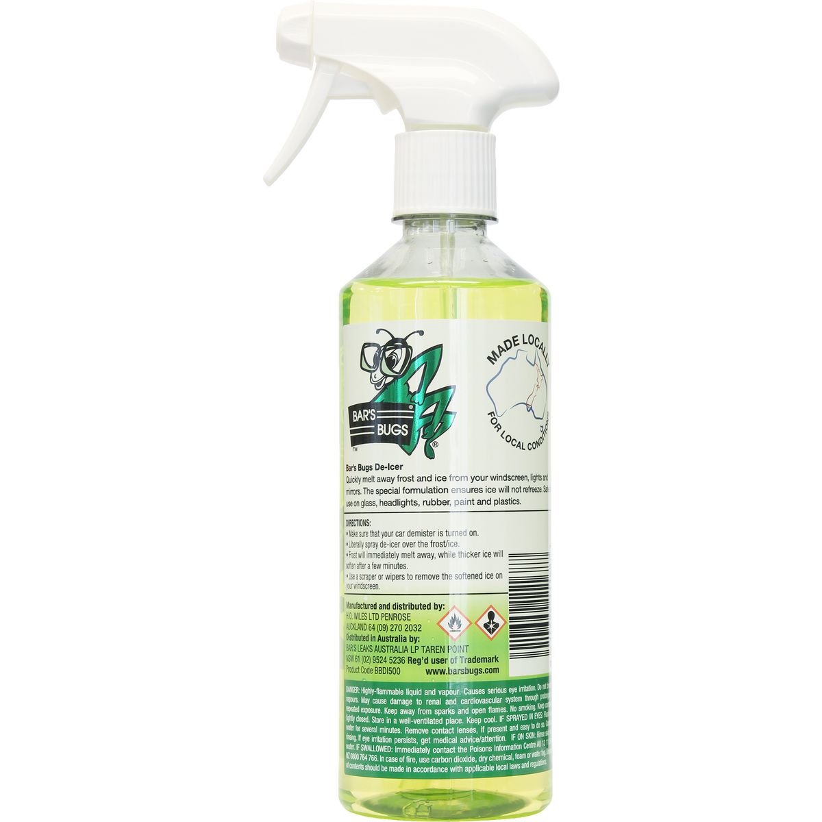 Bars Bugs De-Icer BBDI500