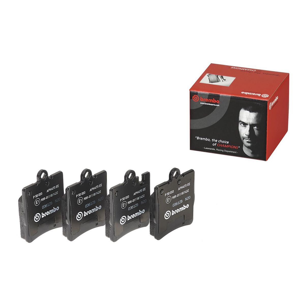 Brembo Brake Pad Rear Set (Low-Met) P50033