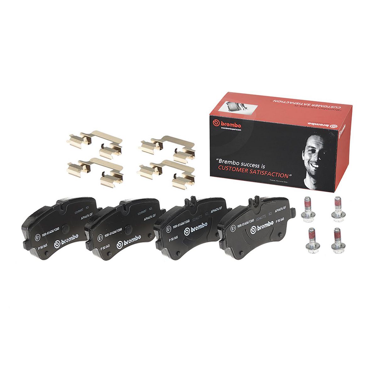 Brembo Brake Pad Front Set (Low-Met) P50045